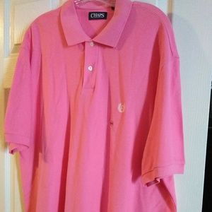 Mens XXL Chaps 2 button polo shirt